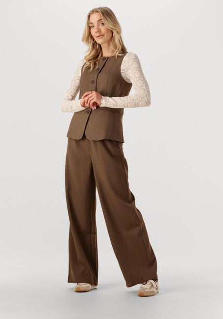 Bruine YDENCE Wijde broek PANTS YADE - large