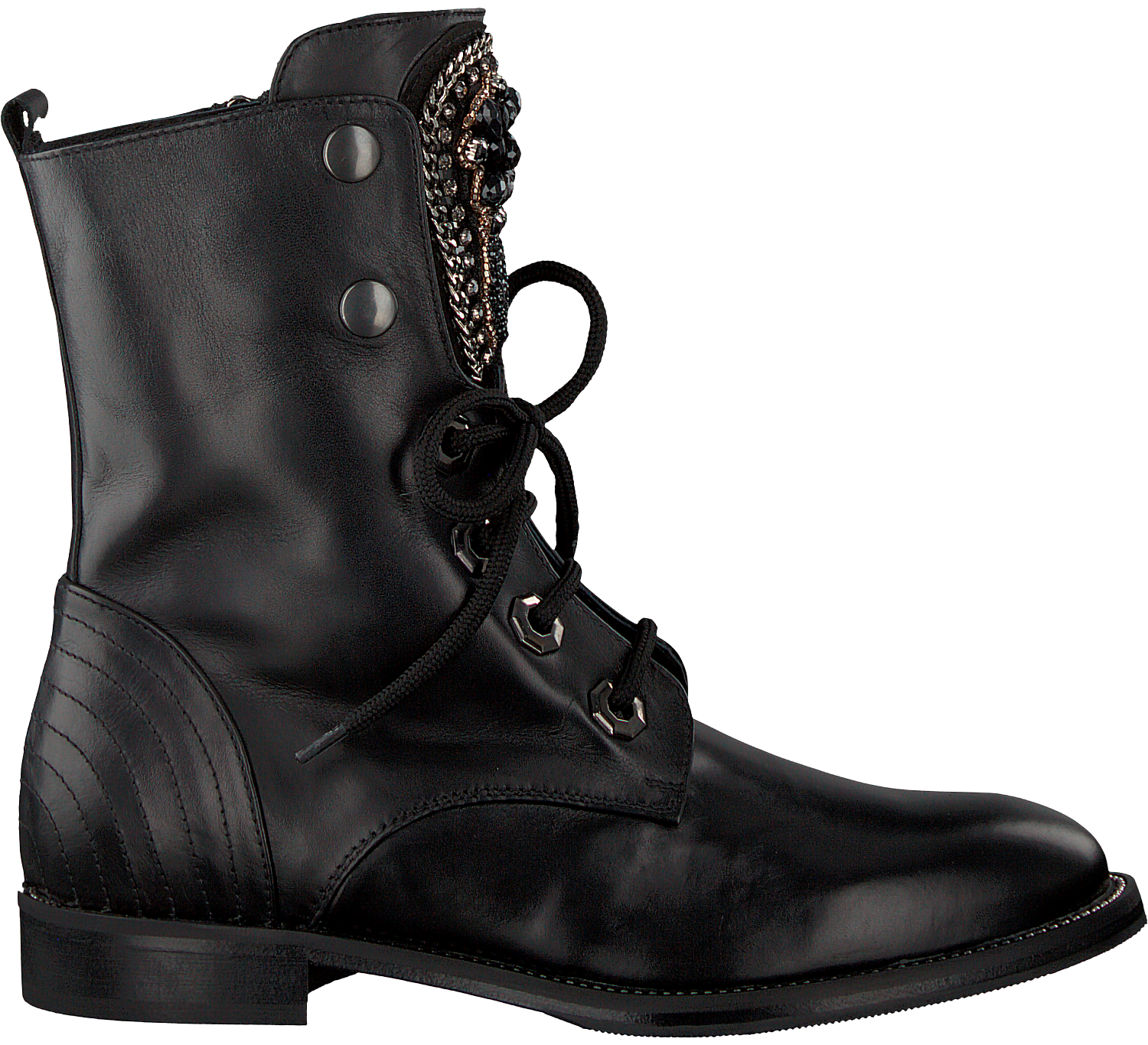 Zwarte ROBERTO D'ANGELO Veterboots 8416 | Omoda Zwarte ROBERTO D'ANGELO Veterboots 8416 | Omoda