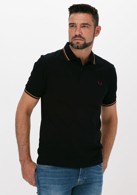 Zwarte FRED PERRY Polo TWIN TIPPED FRED PERRY SHIRT - large