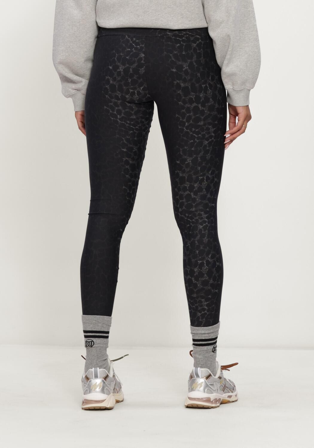 Zwarte DEBLON SPORTS Legging CLASSIC LEGGINGS HIGH WAISTBAND - large