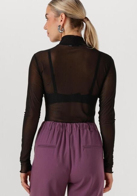 Zwarte CC HEART Top EVE MESH TURTLENECK - large