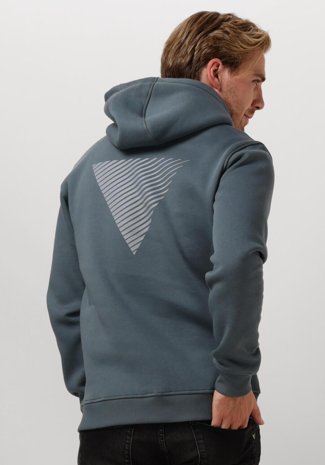 PURE PATH Heren Truien & Vesten Regular Fit Sweaters Hoodie301 Blauw