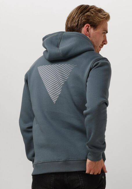Blauwe PURE PATH Truien/vesten REGULAR FIT SWEATERS HOODIE301 - large