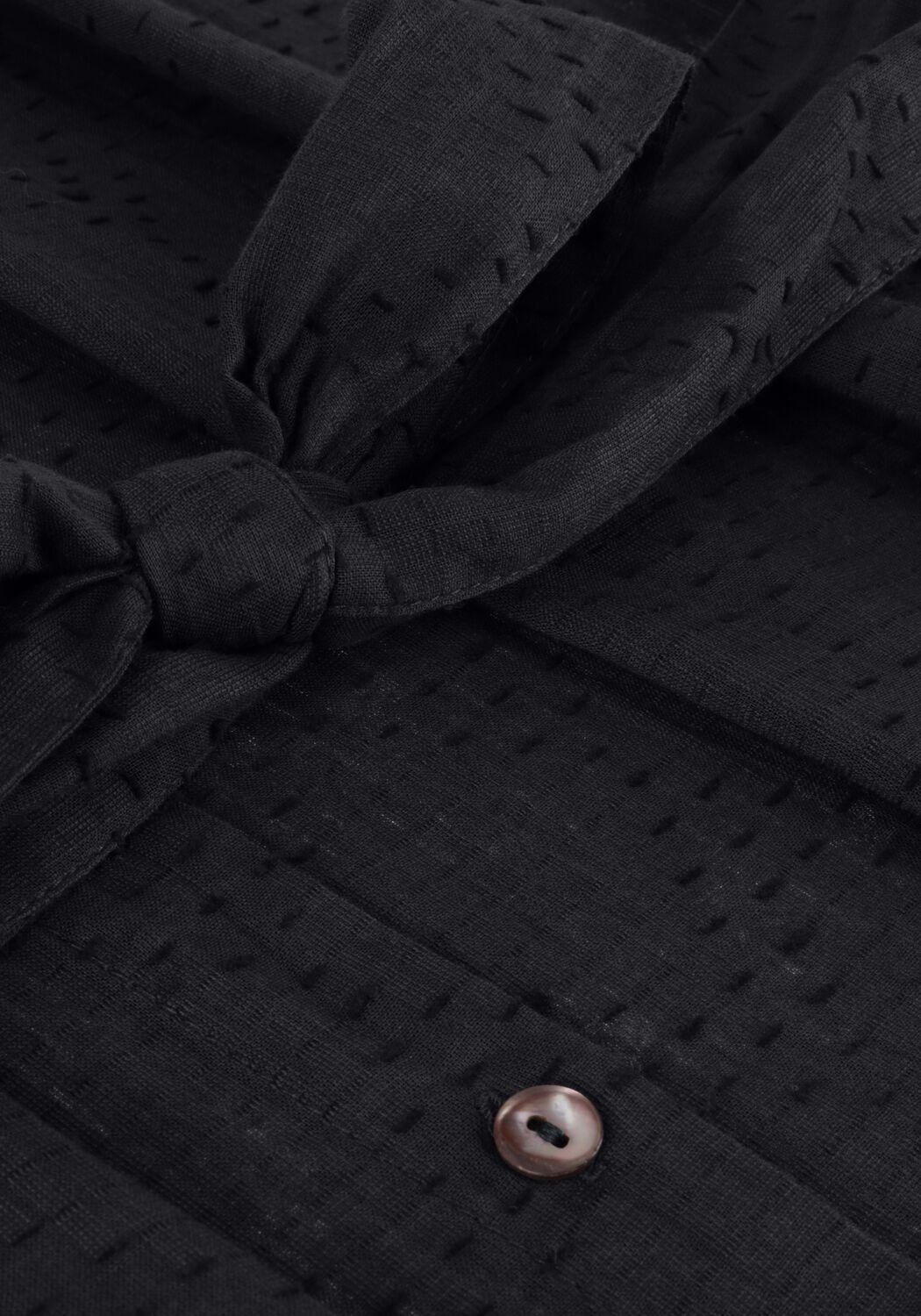 Donkerblauwe BY-BAR Midi jurk LUCY STRUCTURE DRESS - large