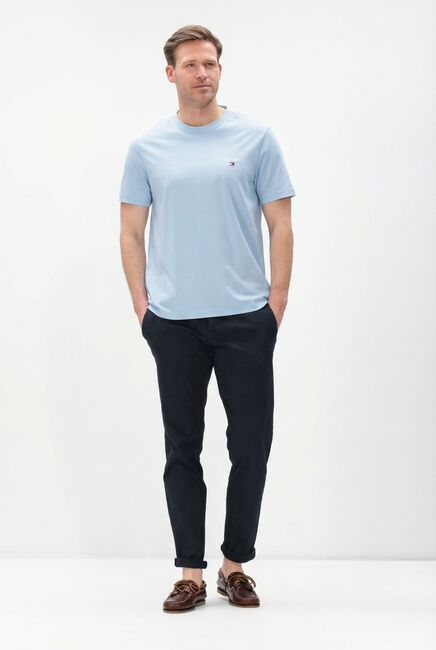 Lichtblauwe TOMMY HILFIGER T-shirt BRAND LOVE SMALL HILFIGER TEE - large