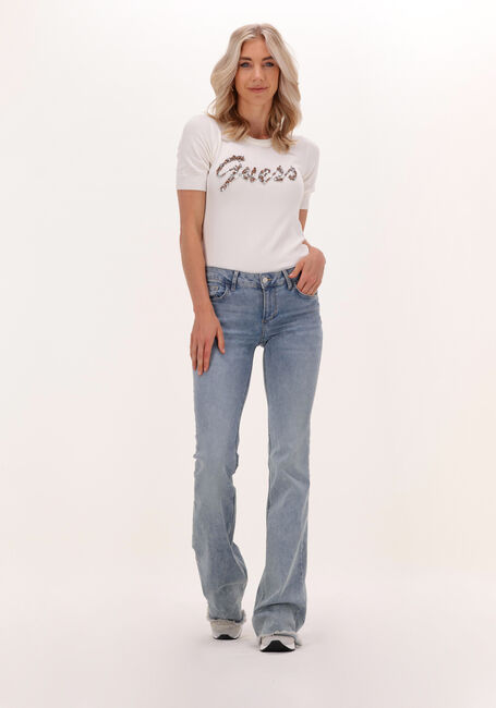 Gebroken wit GUESS Top EDITH RN SS SWTR Gebroken wit GUESS Top EDITH RN SS SWTR - large