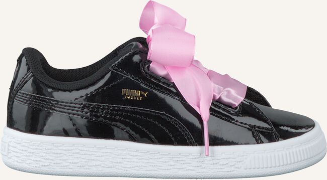 Zwarte PUMA Lage sneakers BASKET HEART PATENT KIDS Zwarte PUMA Lage sneakers BASKET HEART PATENT KIDS - large