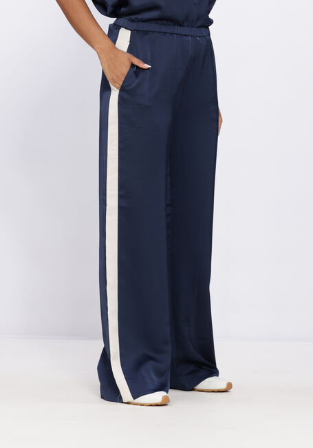 Blauwe DANTE6 Pantalon DARE STRIPED SATIN PANTS - large