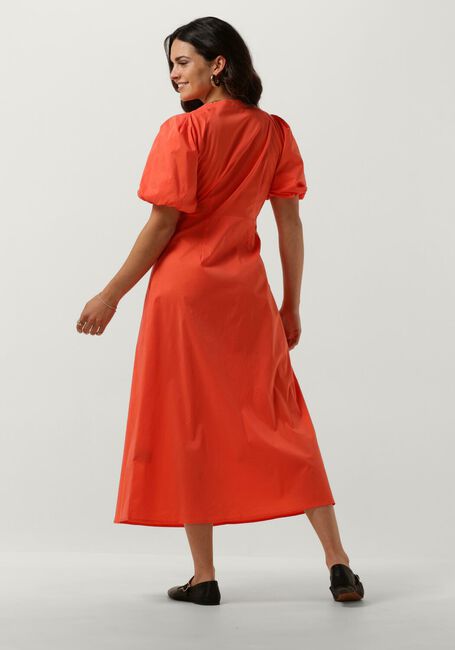 Oranje NEO NOIR Maxi jurk ILLANA POPLIN DRESS - large