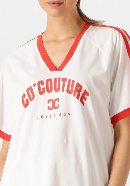 Witte CO'COUTURE T-shirt SIARACC OVERSIZE SPORTY V-TEE - large