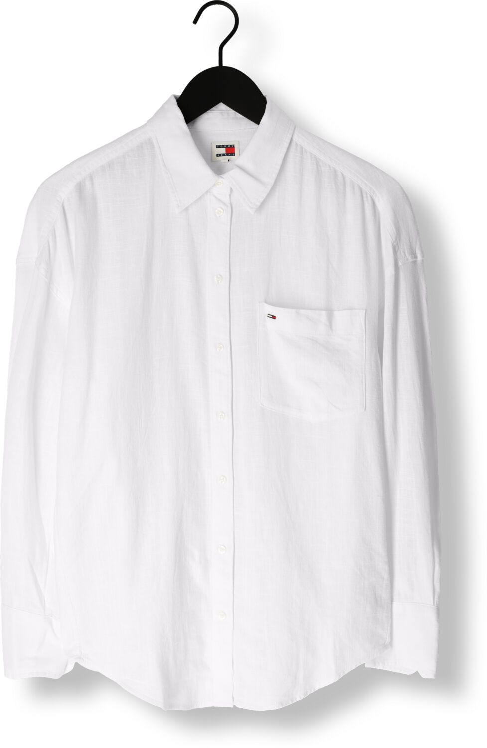 TOMMY JEANS Dames Blouses Tjw Sp Ovr Linen Shirt Wit