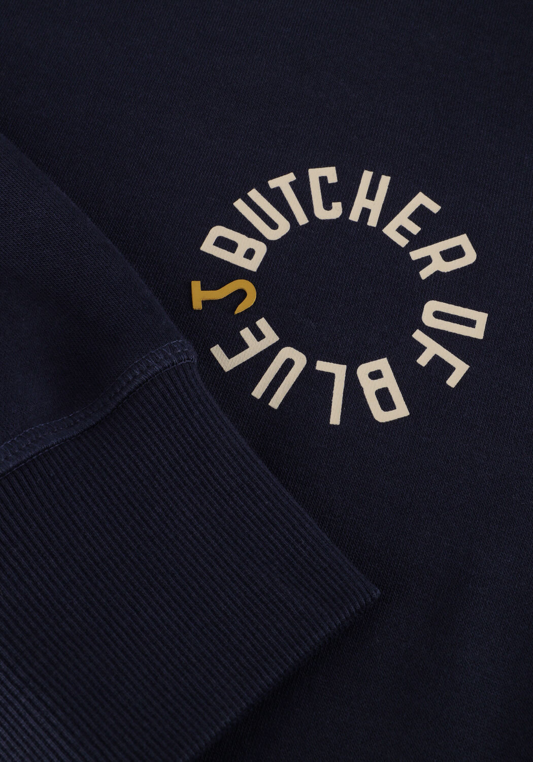 Donkerblauwe BUTCHER OF BLUE Sweater ARMY CIRCLE CREW - large