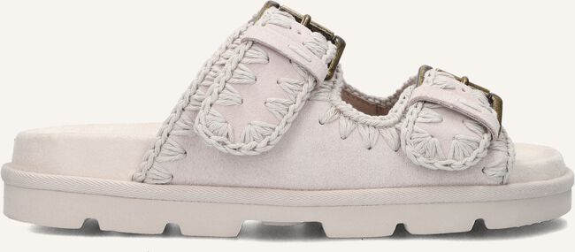 Grijze MOU Slippers LOW BIO SANDAL 2BUCKLES MONOCH Grijze MOU Slippers LOW BIO SANDAL 2BUCKLES MONOCH - large