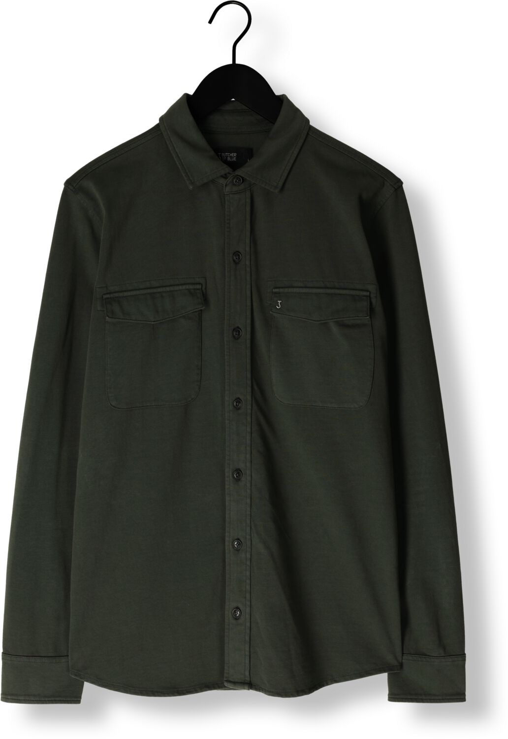 BUTCHER OF BLUE Heren Overshirts Finn Pocket Jersey Overshirt Olijf