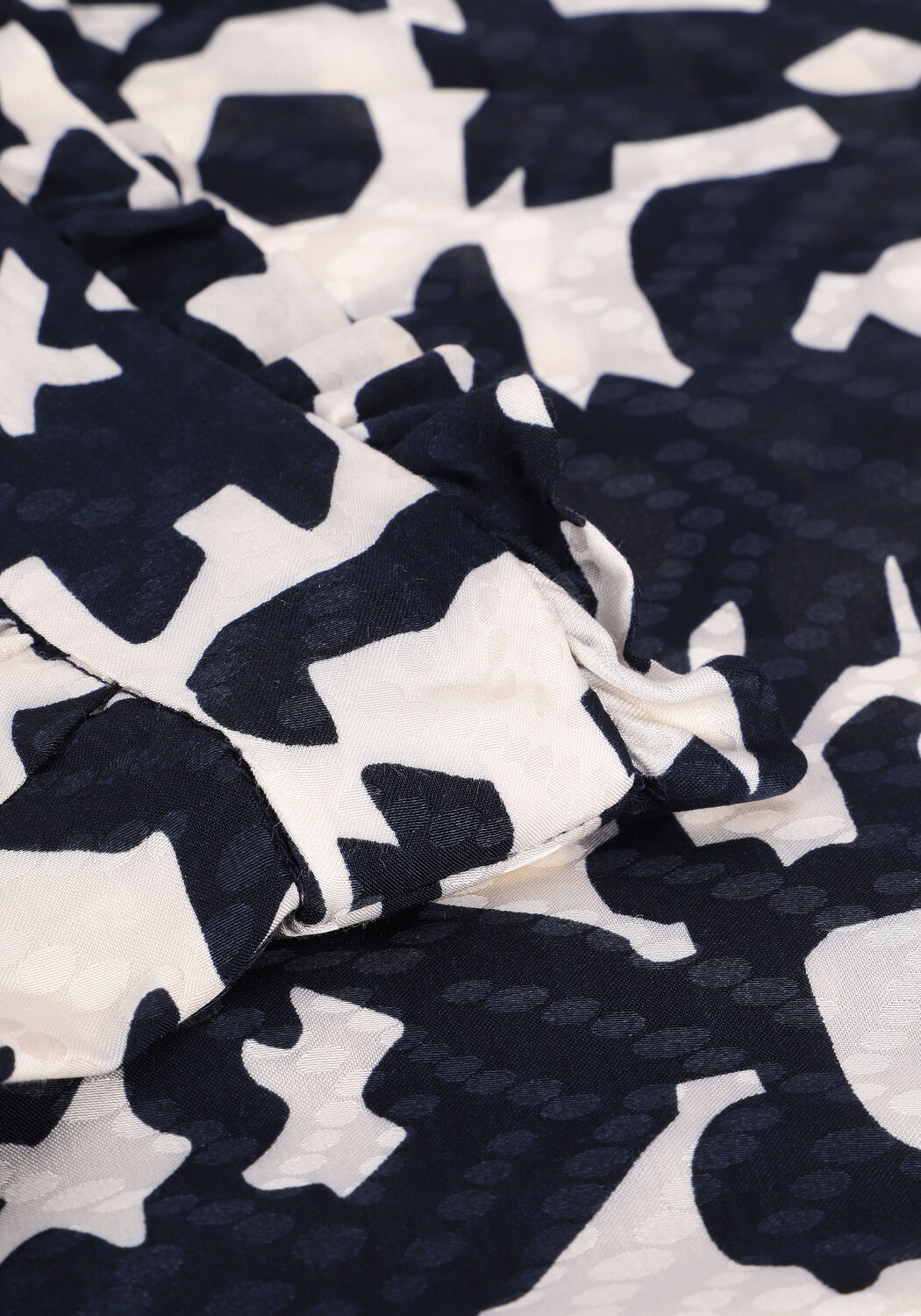 Donkerblauwe IDANO Wijde broek JULES - large