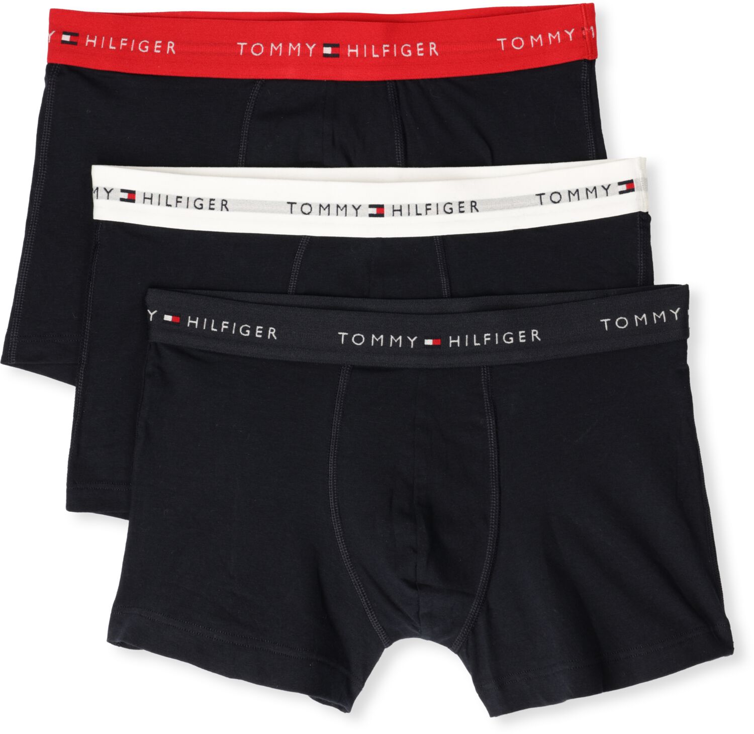 Tommy Hilfiger Underwear Trunk 3P WB TRUNK met contrasterende logo-band (3 stuks)