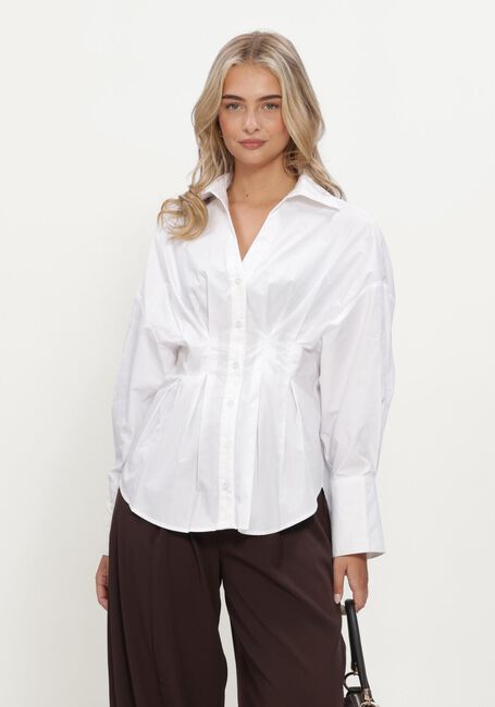 Witte REFINED DEPARTMENT Blouses LADIES WOVEN TAILLERED BLOUSE GUUSJE - large