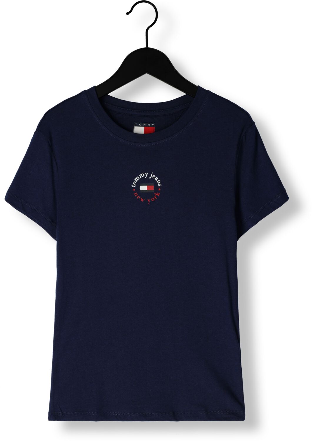 TOMMY JEANS Dames Tops & T-shirts Tjw Slim Essential Logo 2 Tee Donkerblauw