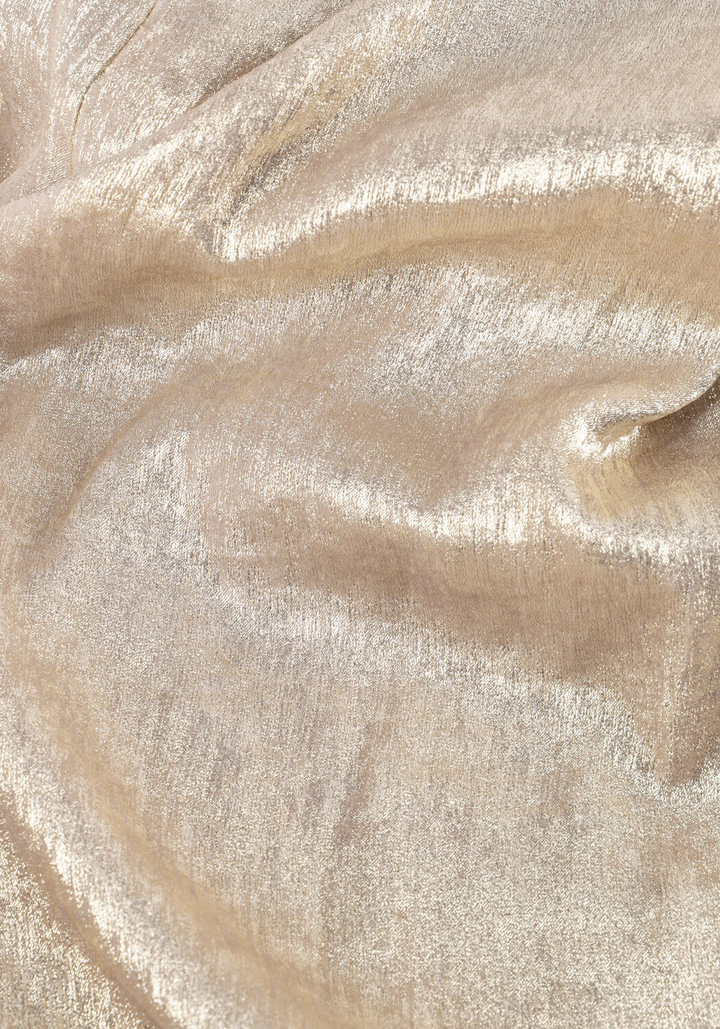 Beige DANTE6 Maxi jurk HEAVENLY METALLIC HALTER DRESS - large