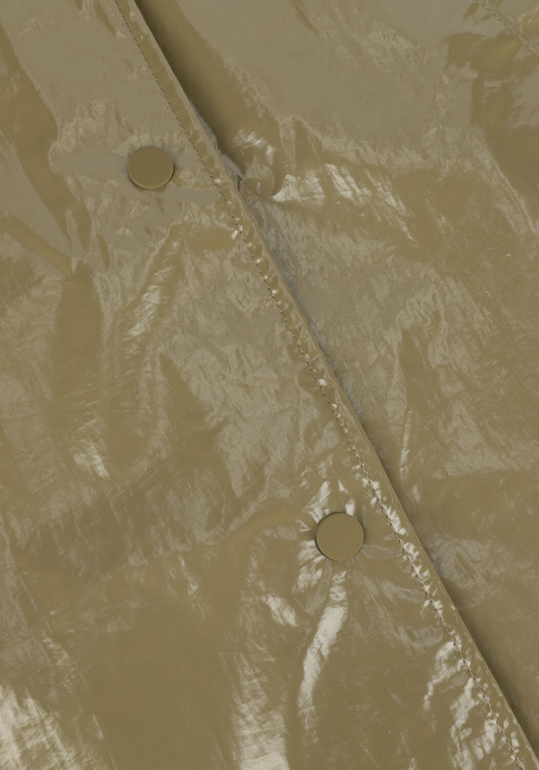 Groene CALVIN KLEIN Regenjas COATED LONG JACKET - large