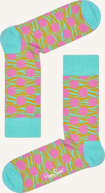 Blauwe HAPPY SOCKS Sokken TIGER DOT SOCK Blauwe HAPPY SOCKS Sokken TIGER DOT SOCK - large