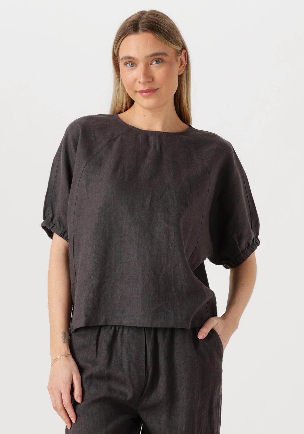 CIRCLE OF TRUST Dames Tops & T-shirts Belle Top Donkergrijs