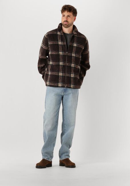 Donkergrijze FORÉT T-shirt OAK FADED WASH T-SHIRT - large