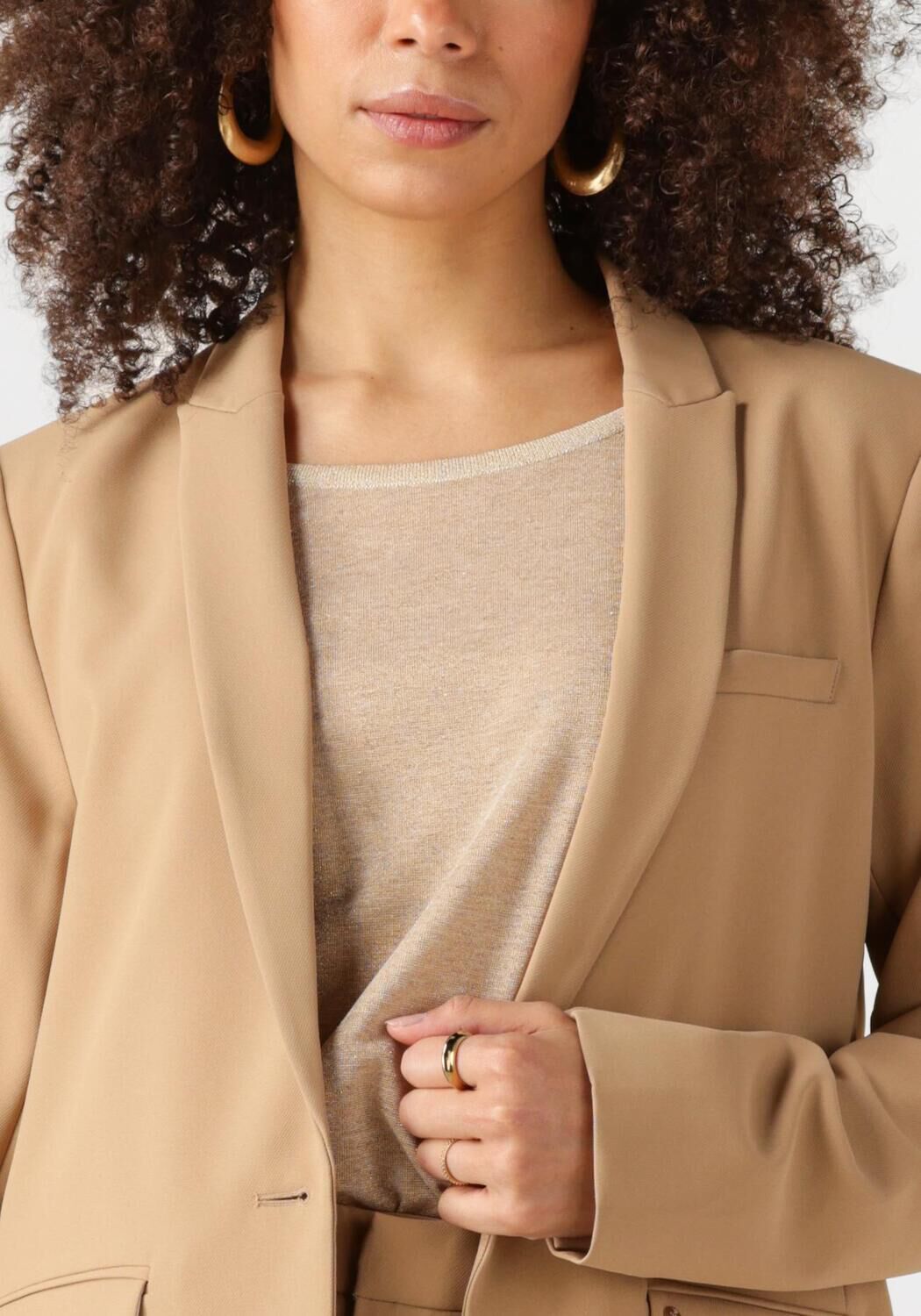 MOS MOSH Dames Blazers Phoebe Miley Blazer Beige