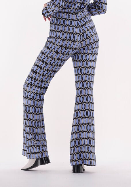 Lichtblauwe ANA ALCAZAR Flared broek FLARED PANTS - large