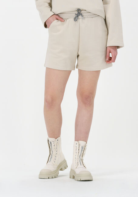 Beige JUST FEMALE Korte broek PAISLEY SWEAT SHORTS - large