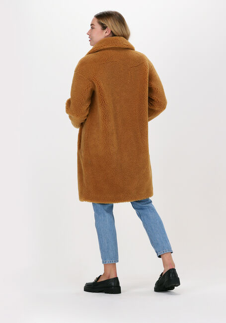 Bruine STAND STUDIO Teddy jas CAMILLE COCOON COAT TEDDY - large