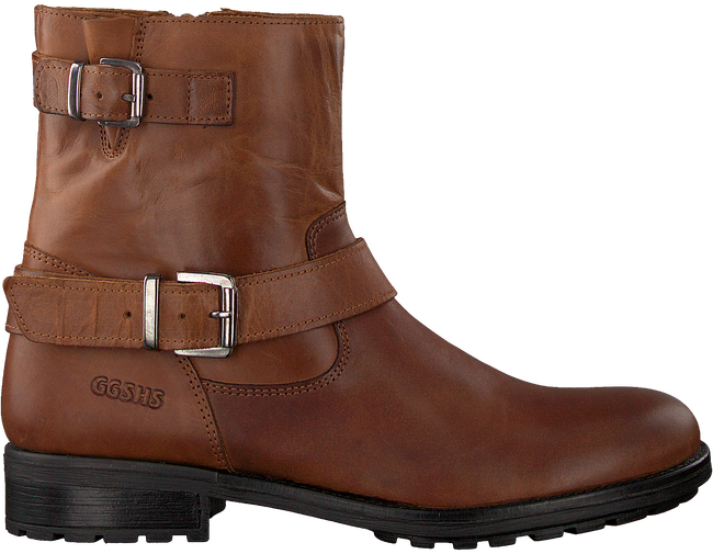 Cognac GIGA Enkellaarsjes G3282 | Omoda cognac GIGA Lange laarzen 7994 | Omoda