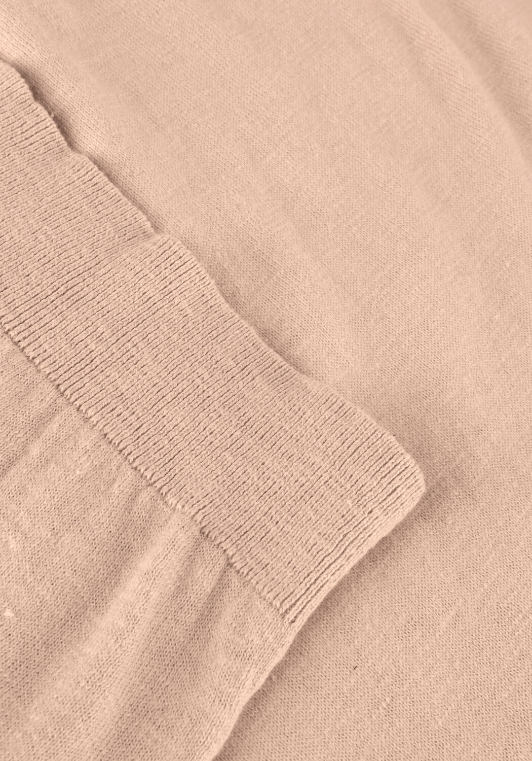 Oranje SELECTED MEN Polo SLHBERG LINEN SS KNIT OPEN POLO - large