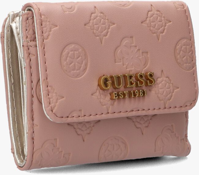 Beige GUESS Portemonnee ZANELLE SLG CARD & COIN PURSE - large