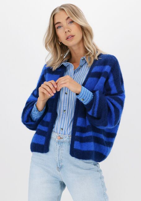 Blauwe LEON & HARPER Vest NIGNA MMP01 PLAIN - large