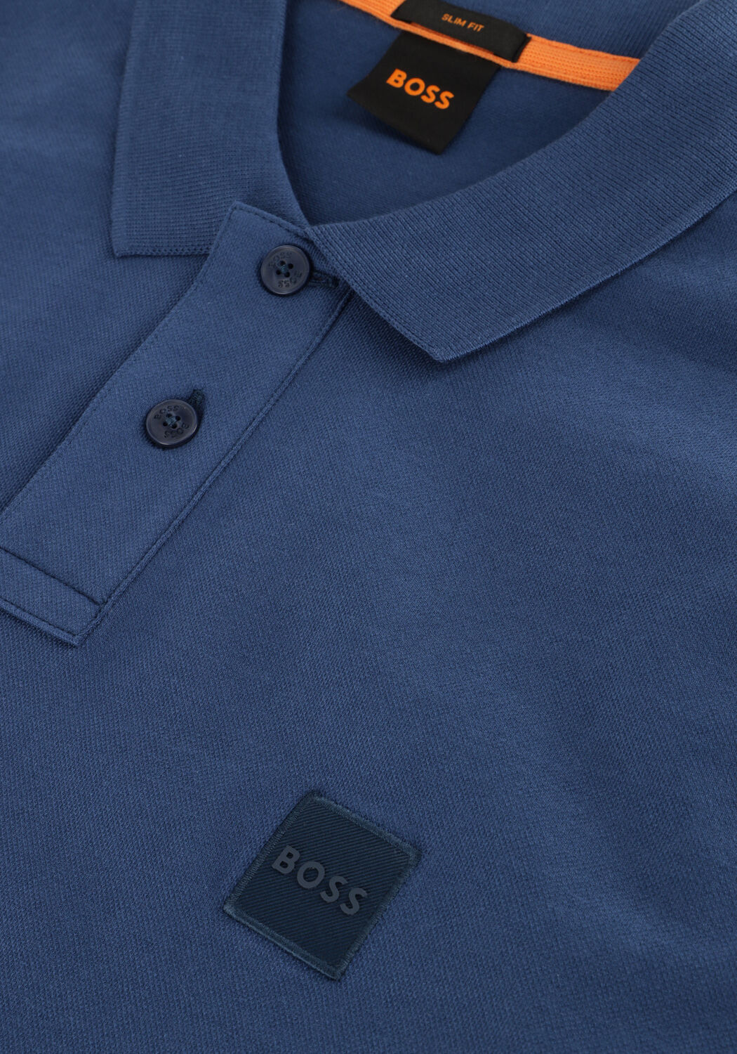 Blauwe BOSS ORANGE Polo PASSENGER - large
