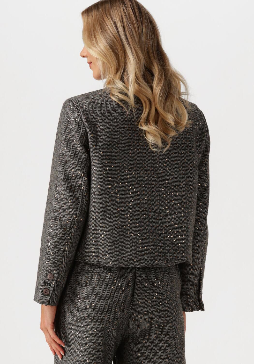 YDENCE Dames Jassen Jacket Halsey Zwart
