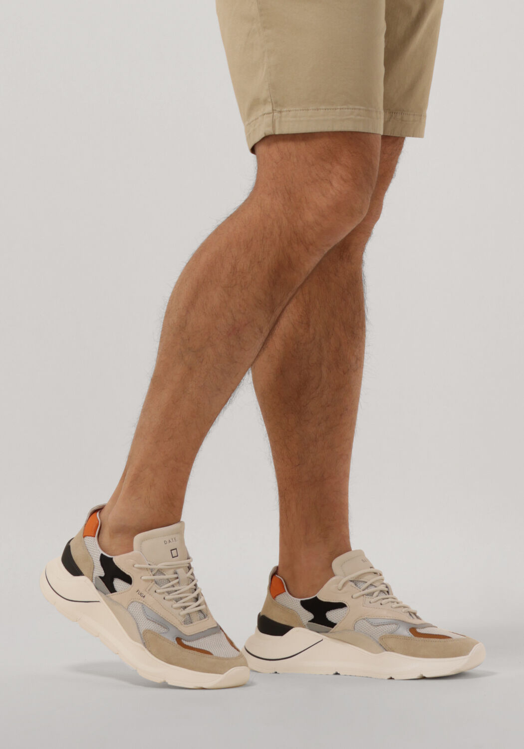 Beige D.A.T.E Lage sneakers FUGA HEREN - large