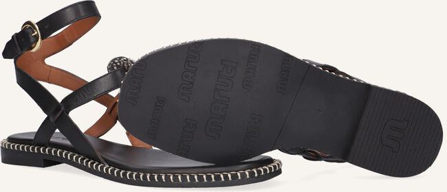 Zwarte MARUTI Platte sandalen AZIZA Zwarte MARUTI Platte sandalen AZIZA - large