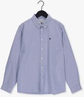 Lichtblauwe KRONSTADT Klassiek overhemd JOHAN KIDS OXFORD SHIRT - medium