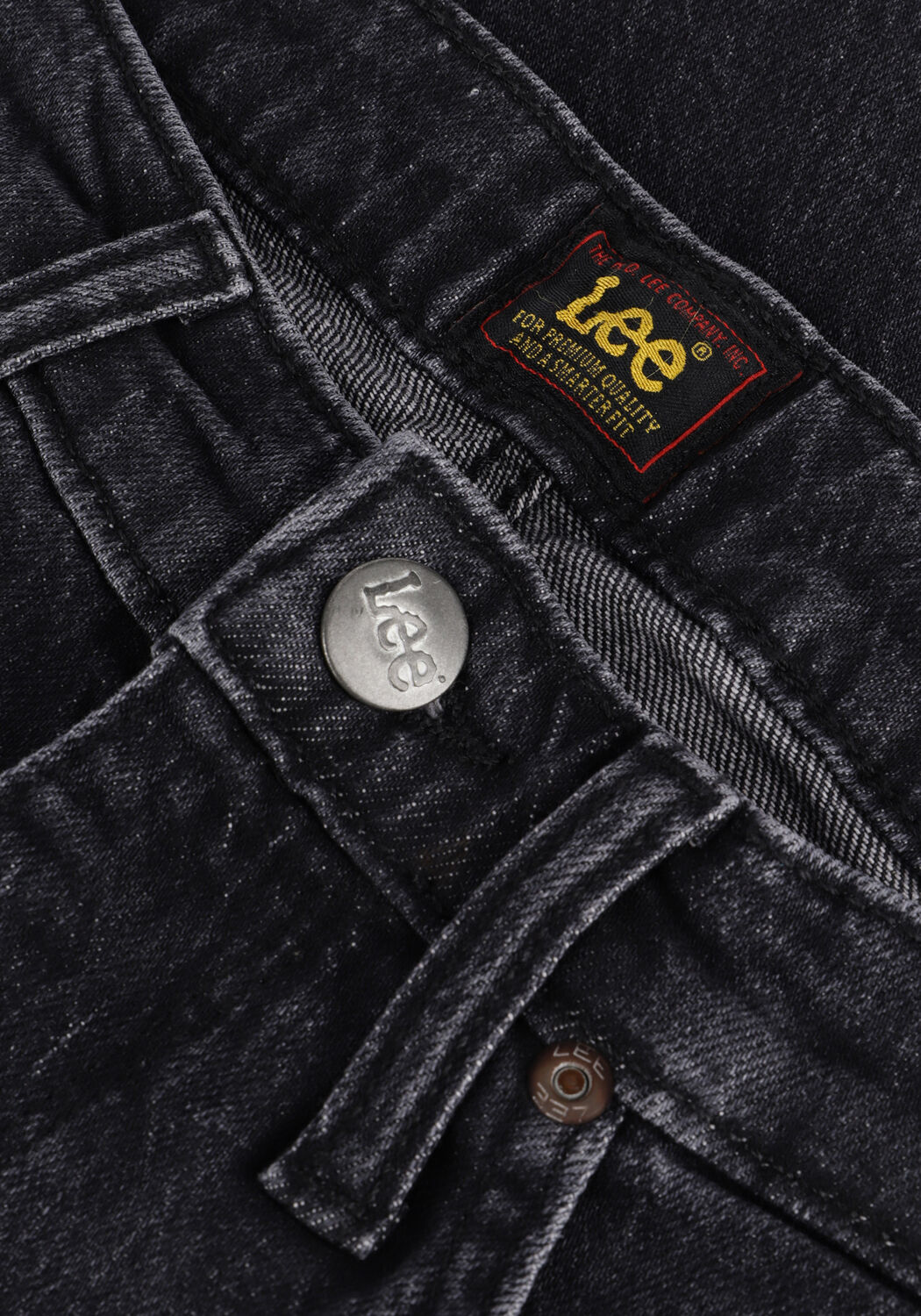 Zwarte LEE Straight leg jeans CAROL - large