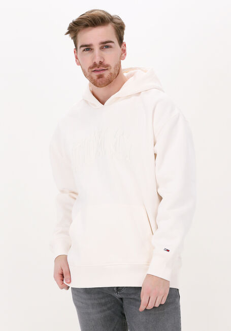 Gebroken wit TOMMY JEANS Sweater TJM COLLEGE WASH HOODIE - large