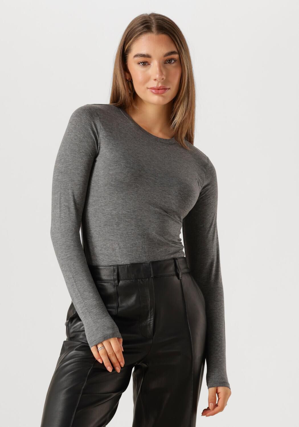 MSCH Copenhagen Shirt met lange mouwen en ronde hals model 'Betrina'