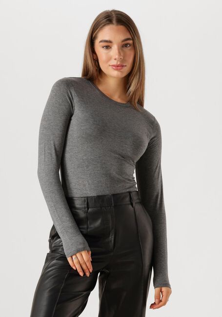 Grijze MSCH COPENHAGEN Tops & T-shirts MSCHBETRINA O LS TOP - large