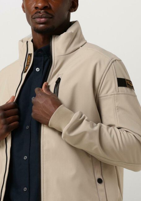 Beige PME LEGEND Jack BOMBER JACKET SKYGLIDER SOFTSHELL - large