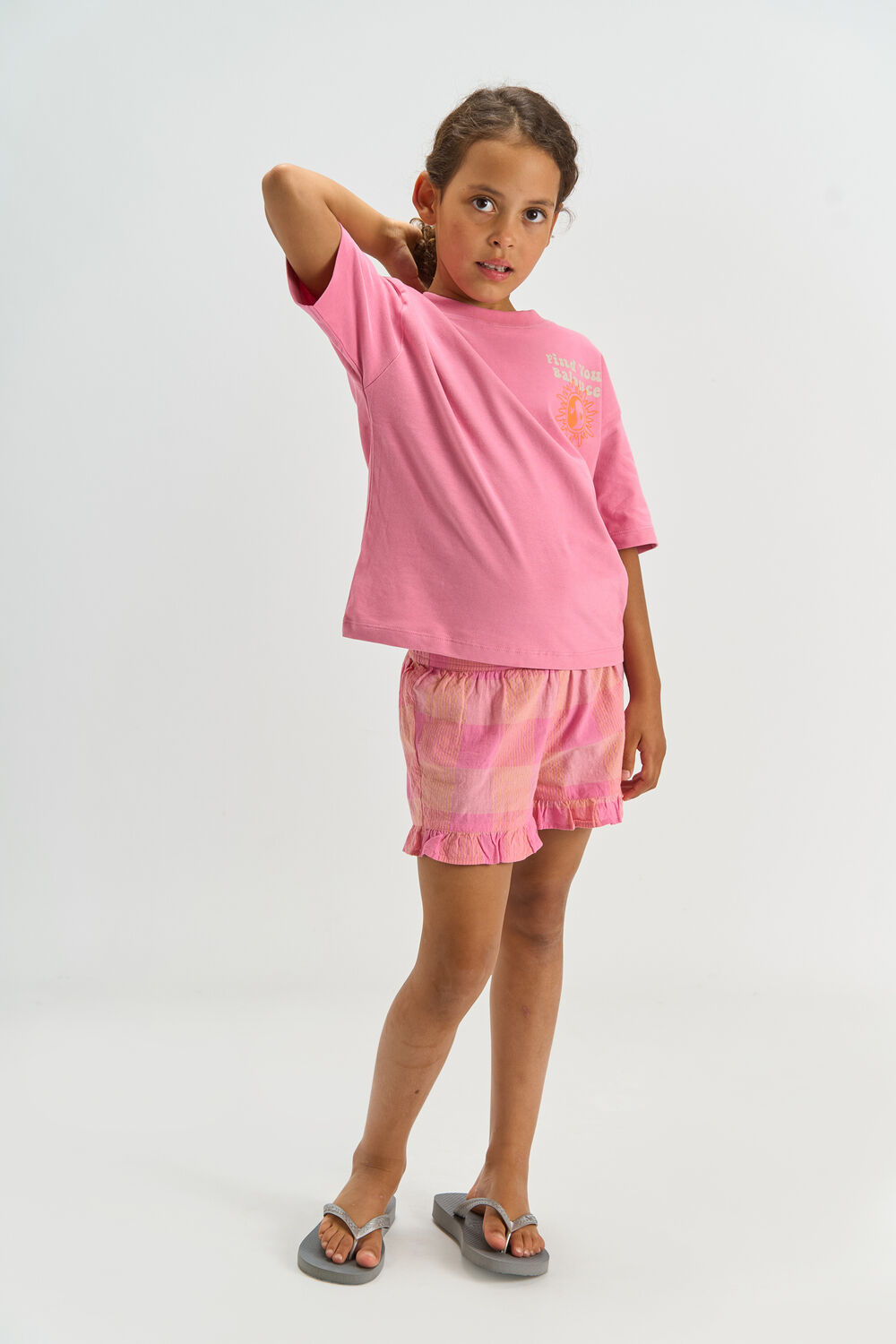 Roze THE NEW Korte broek TNTASMINE - large