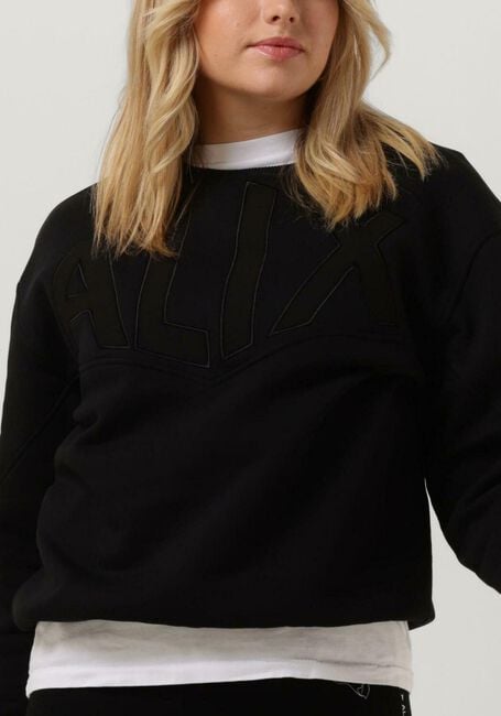 Zwarte ALIX THE LABEL Sweater LADIES KNITTED COLOURBLOCKING SWEATER - large