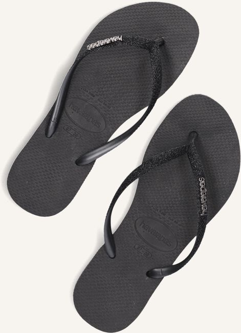 Zwarte HAVAIANAS Teenslippers SLIM GLITTER Zwarte HAVAIANAS Teenslippers SLIM GLITTER - large