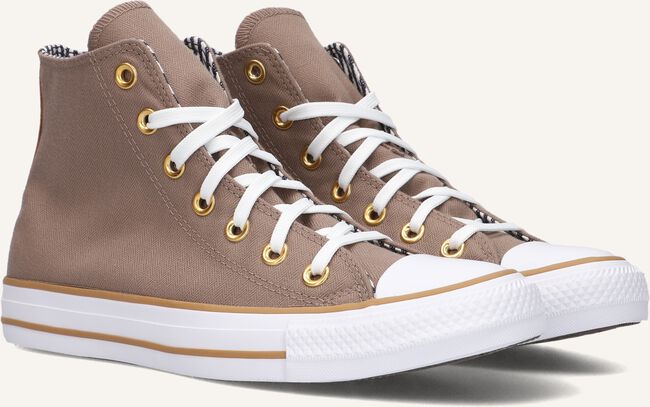 Taupe CONVERSE Hoge sneakers CHUCK TAYLOR ALL STAR HERRINGBONE Taupe CONVERSE Hoge sneakers CHUCK TAYLOR ALL STAR HERRINGBONE - large