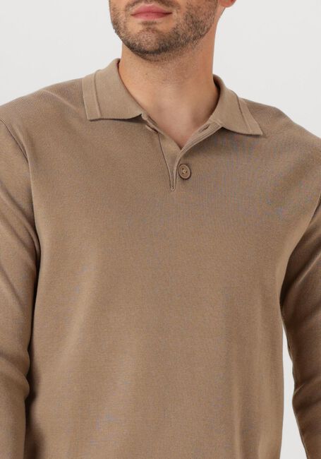 Beige PURE PATH Sweater REGULAR POLO FIT KNITWEAR - large